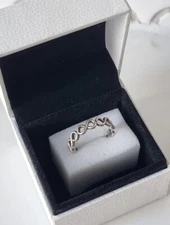 PANDORA Ring Simple Infinity Symbol Silver Size 54 190994 Love Hope Friendship