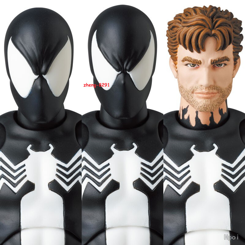 In Stock! MAFEX No.147 Spider-Man Black Costume COMIC Ver. Action