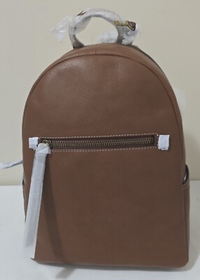 Fossil Megan Large Leather Backpack Medium Brown never used, 1 handle with tag 