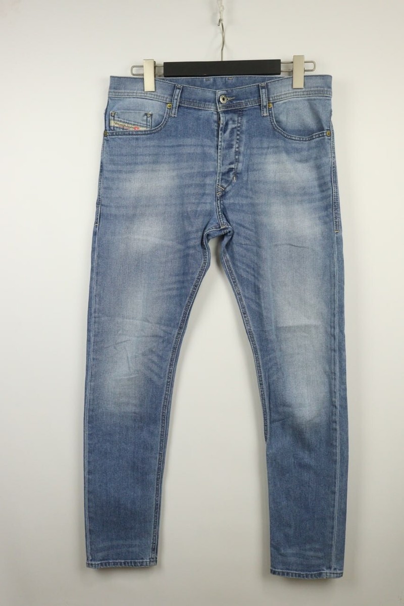 DIESEL TEPPHAR Denim Wash 0842H Stretch SLIM CARROT Jeans W33 L32