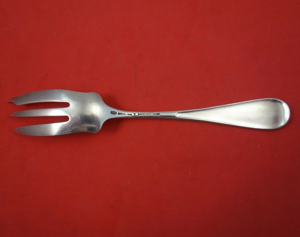 Tenedor/tenedor de pastelería Palm by Frank Whiting de plata esterlina BC 6 1/8" Foto 2 de 3