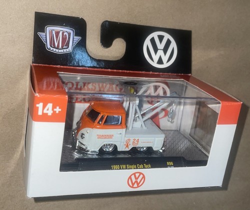 M2 Machines 1960 VW Single Cab Truck R96 Orange White 2024 Vhtf Target - Picture 4 of 5