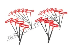 20pc ATE PRO T-HANDLE HEX ALLEN KEY WRENCH SET METRIC & SAE