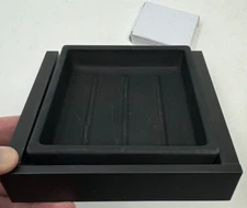 ICO BATH V5515 Volkano Fire Soap Dish Holder - Matte Black