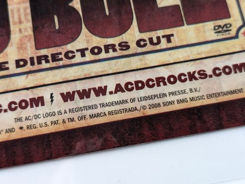 AC/DC No Bull Director’s Cut 2008 Ad Laminated Classic Rock Concert DVD Poster - Picture 5 of 6