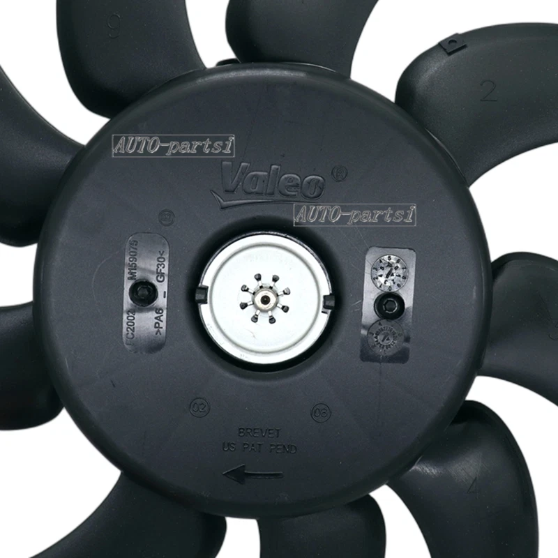 2X Ventilador de Refrigeração Valeo Para Audi A4 Q5 A6 A7 Q6 8K0959455R 8K0959455T - Imagem 3 de 4