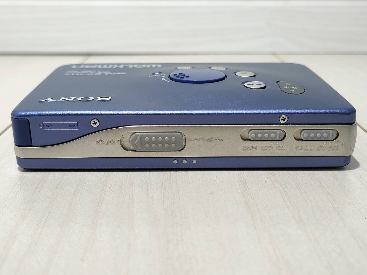 SONY Walkman cassette player WM-EX707 blue operation