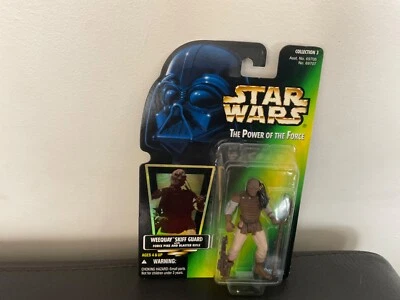 Star Wars Power of the force WEEQUAY SKIFF GUARD blaster rifle Kenner 1996 - Photo 1/2