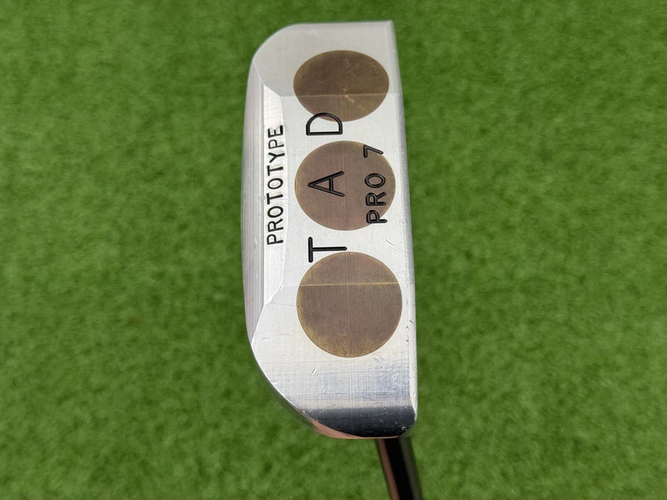TAD MOORE PRO 7 PROTOTYPE PUTTER Milled Face Right Handed 35" + Headcover Golf - Image 2 of 4