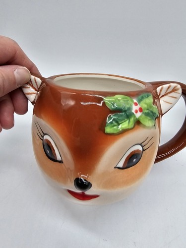 Mr. Christmas Retro Reindeer Coffee Cup Mug 16 Ounces Dishwasher Safe - Picture 12 of 12