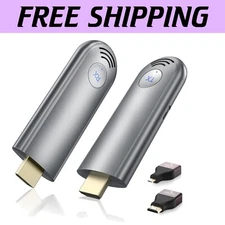 Ultra High-Definition Wireless HDMI Kit - 1080P Streaming & Remote Control