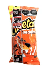 6-Pk Cheetos Torciditos / Mexican Cheetos  52gr/1.83oz ea.