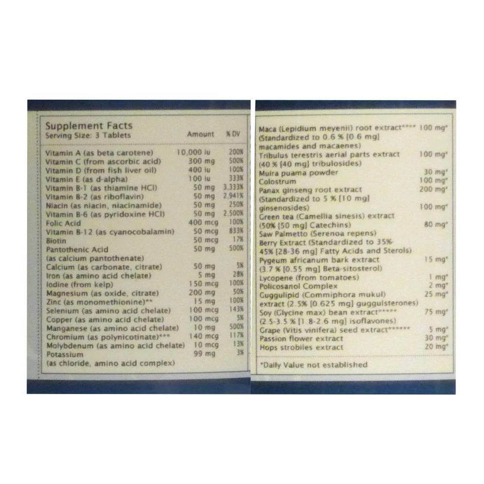 Vitabase Active Fórmula Hombre 90 Comprimidos Foto 2 de 2