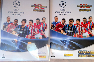 Panini Adrenalyn XL UEFA Champions League 2010/11 Game Board Binder, 242 Karten