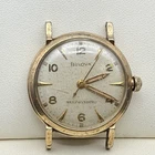 Vintage Bulova Self Winding Automatic Mens Watch 10K RGP Bezel Stainless Back