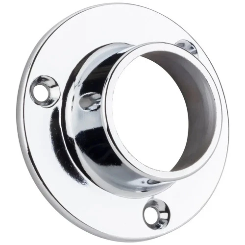 2 Pack -1-5/16" Chrome-Open & Closed Brackets For 1-1/4" Round Rod - Picture 2 of 2