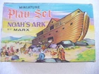 MARX NOAH'S ARK Miniature Play Set 1960's with Box  #48-24399