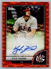 Kyle Tucker 2023 Topps World Baseball Classic #AV-KT Orange Cracked Ice Auto /25