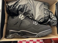 Air Jordan 4 Retro Black Cat Sneakers Men  s Sz 5.5
