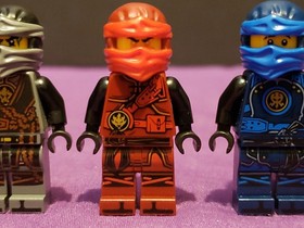 LEGO Ninjago Hands Of Time Minifigure Lot Dual Heads Kai Jay Blunck Slackjaw