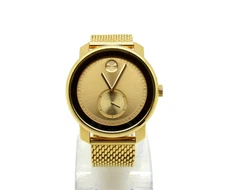 Movado Bold MB.01.1.34.6563 Swiss Quartz Gold Tone Stainless Steel 44mm Watch