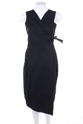 NUNA LIE Wickelkleid Baumwolle D 36-38 schwarz NEU