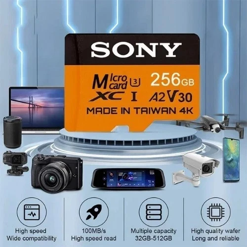 Micro SD Card 2TB 1TB 512GB 256GB 128GB V30 A2 4K 170mb/s TF Memory High Speed - Image 3 of 4