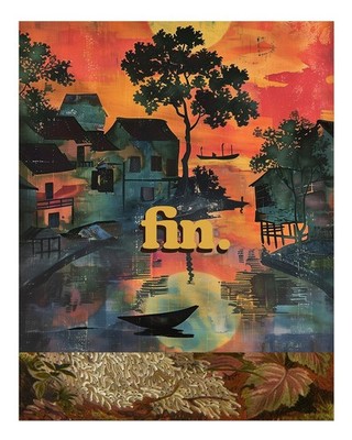 Scenic Sunset Wall Art Poster - Tranquil River View Premium Quality
