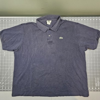Lacoste Polo Shirt Size 8 Blue Tennis Golf Knit Preppy Casual Essential Academia