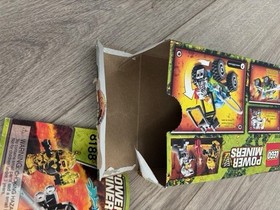 LEGO Power Miners RETIRED Lot 8190 8188 8963 8191 with boxes, Read description