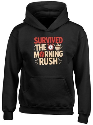 School Run Survived The Morning Run Kinder Hoodie Geschenk Kapuzenshirt