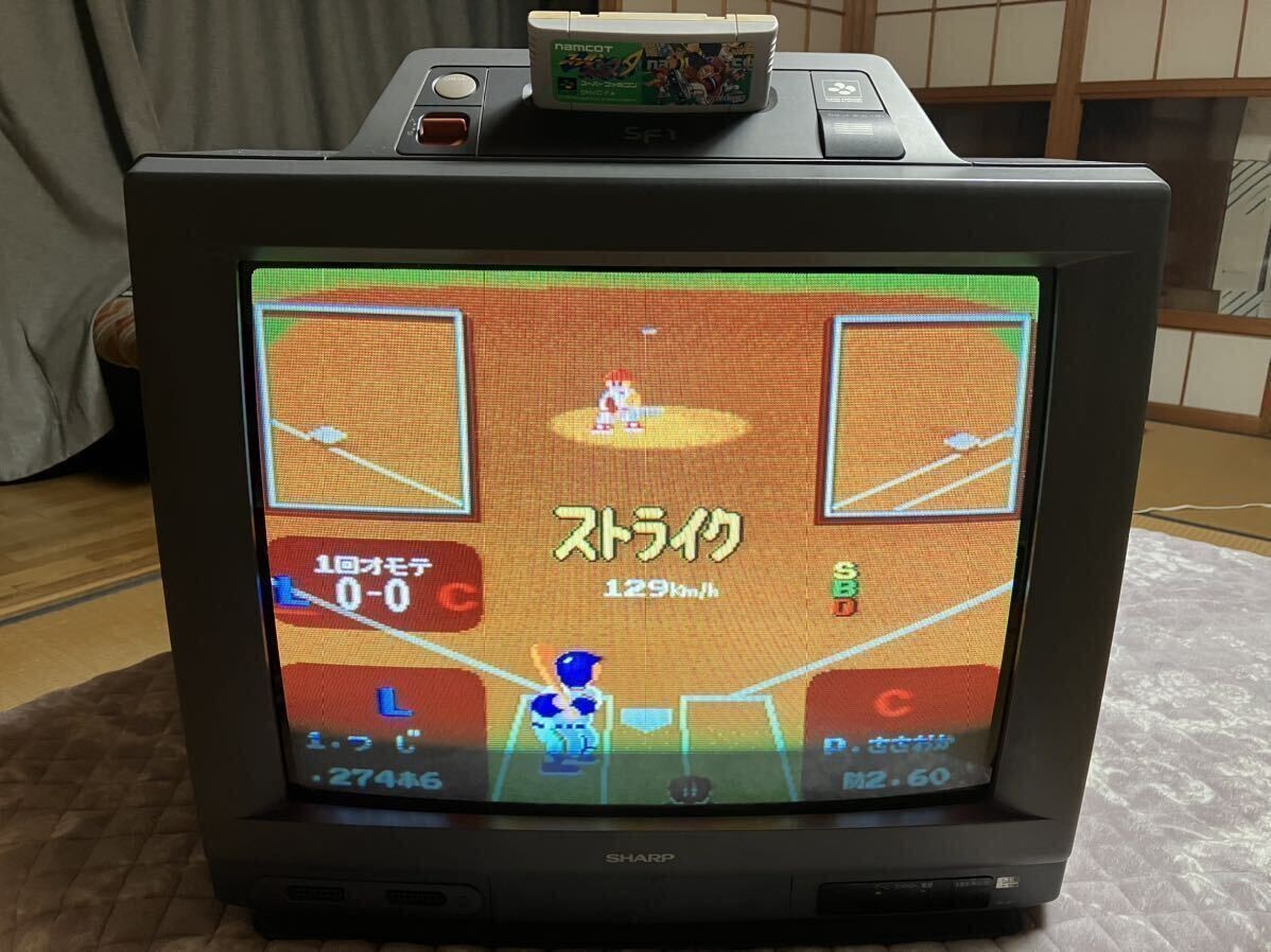 TVシア SHARP SF-1 Built-in Super Famicom Color TV 21G-SF1 *For