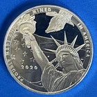 🇺🇸2020 Statue of Liberty/ True Patriot 🇺🇸~1 oz .999 Fine Silver Round