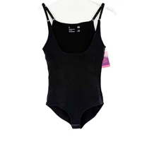 NWT Shapermint Empetua Open Bust Brief Bodysuit Black Size Large L NEW