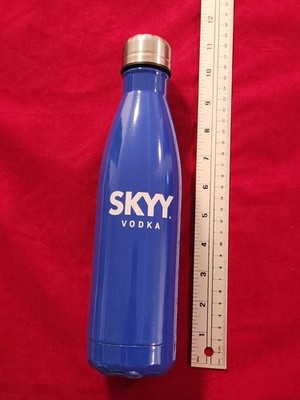  NEW SKYY Vodka PROMO Stainless Steel Insulated Metal Water Bottle Screw Top