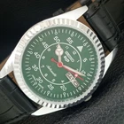 AUTOMATIC VINTAGE REFURBISHED SEIKO 5 6309A JAPAN MENS GREEN WATCH a442922-1