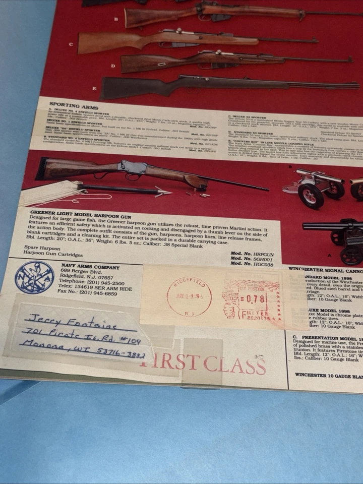 1996 Navy arms Company catalog  bonus price list - Image 3 of 4