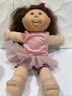 Cabbage Patch Doll with Teeth Long Brown  Hair & Eyes 2016 Soft Body Baby