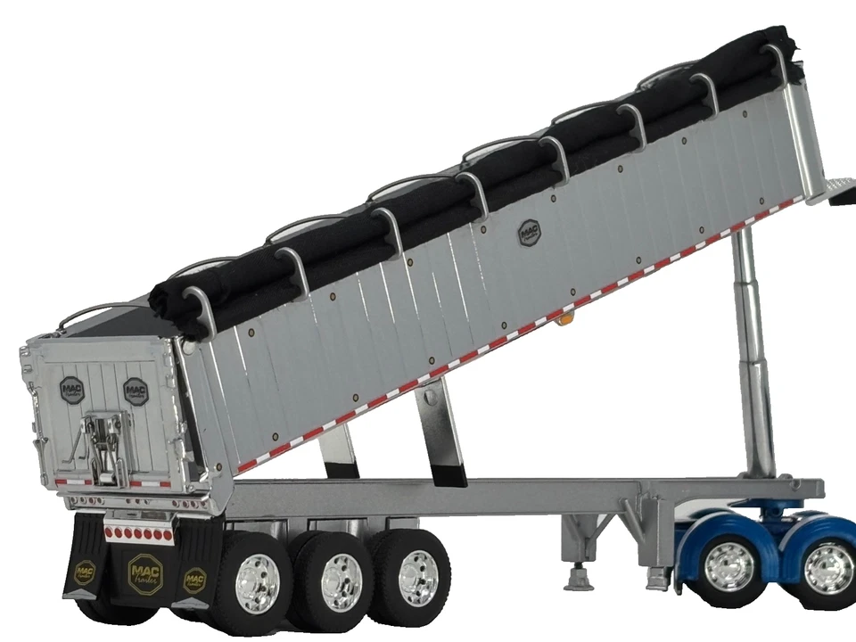 1/64 DCP PETERBILT 389 W/ 48" FLAT TOP SLEEPER & MAC COAL DUMP TRAILER - Image 4 of 4