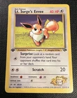 Pokemon TCG LT. Surge's Eevee 1st Edition 51/132 Gym Challenge Uncommon NM