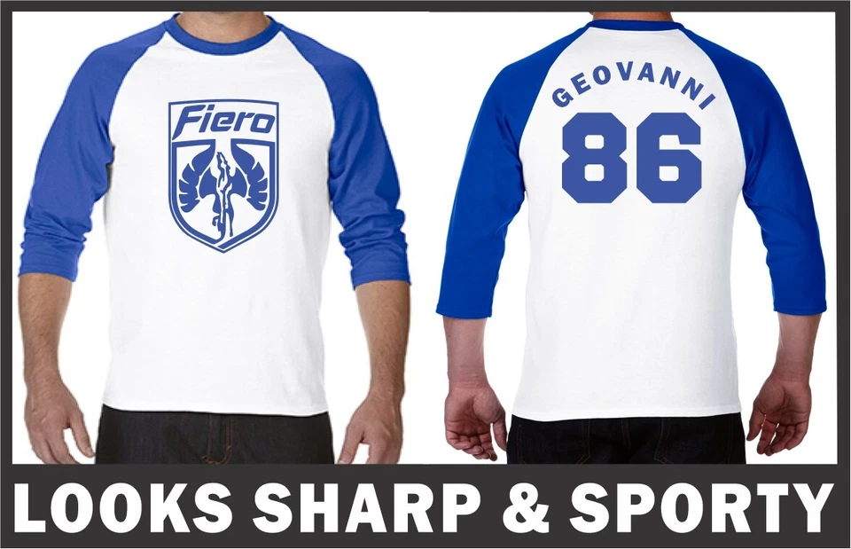 Camiseta Jersey Personalizada Fiero Retro Logo Doble Cara Dos Tonos Foto 2 de 4