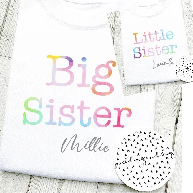 Matching baby sister and big cheap sister clothes