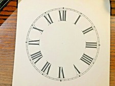 5 INCH PAPER CLOCK DIAL,  ROMAN NUMERAL (PAPER DIAL LOT 163)