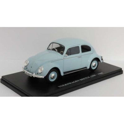 VOLKSWAGEN BEETLE 1200 1960 LIGHT BLUE 1:24 Editoria Auto Stradali