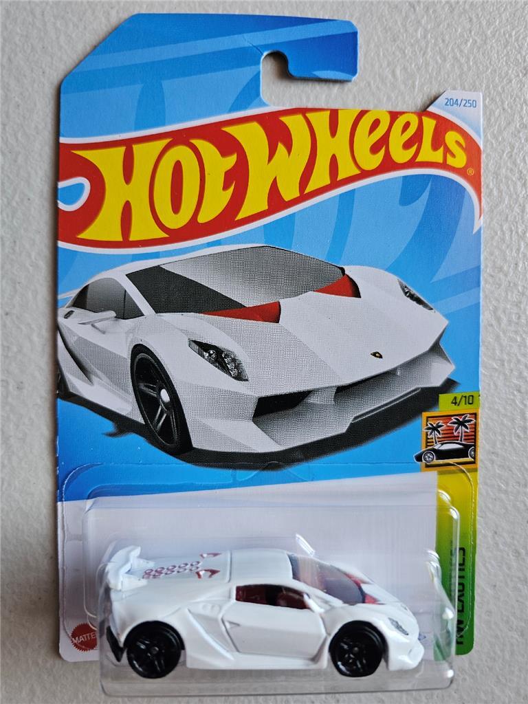ミニカー Hot Wheels Lamborghini Sesto Elemento 2024 Hot Wheels 204/250 HTC23 Lamborghini Sesto Elemento, HW