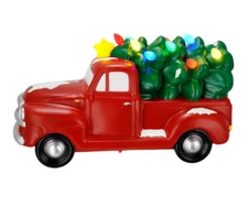 Winter Wonder Lane 20" Vintage Truck & Tree LED Blow Mold Decoration