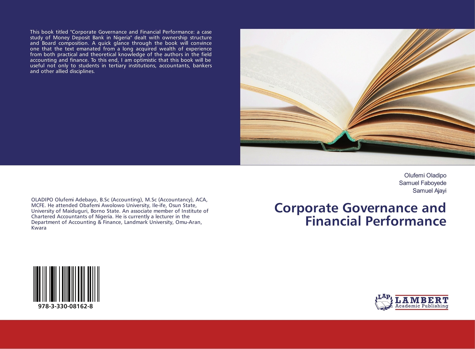 Thumbnail - Corporate Governance And Financial Performance Olufemi Oladipo (u. A.)