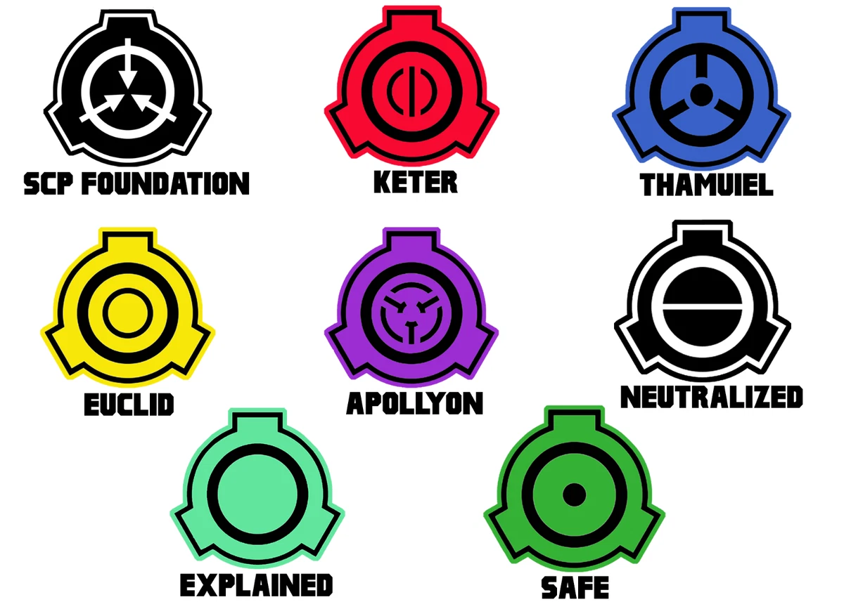 SCP Foundation (in Black) Sticker for Sale by MagentaBlimp
