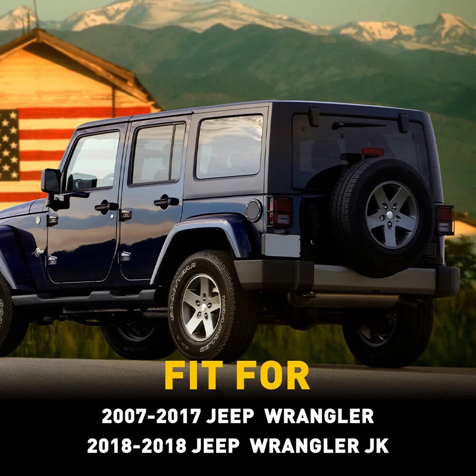 For Jeep Wrangler 20072017 Wrangler JK 2018 Rear Wiper Arm w/ Blade