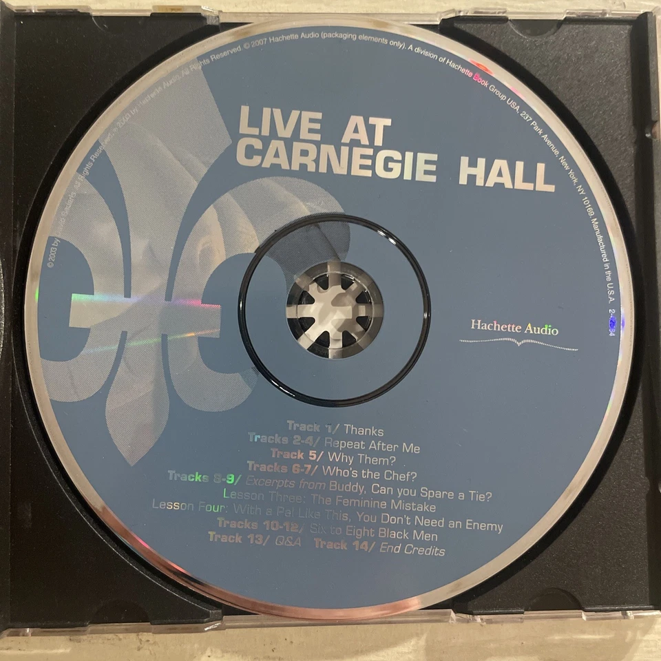 David Sedaris Live At Carnegie Hall CD 2003 Time Warner Spoken Word - Image 4 of 4